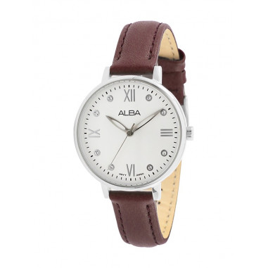 Alba Analog Leather AH8671 Ladies Watch