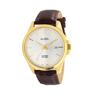 Alba Prestige Quartz Leather AS9J12 Men Watch