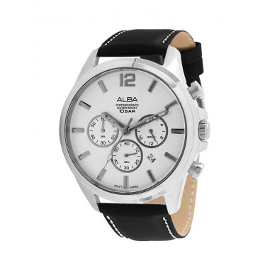 Alba Analog Leather AT3G17 Men Watch