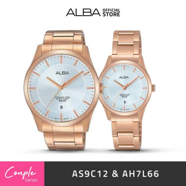 Alba PRESTIGE Quartz AS9C12 & AH7L66 Couple Watch