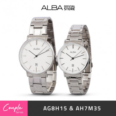 Alba PRESTIGE Quartz AG8H15 & AH7M35 Couple Watch