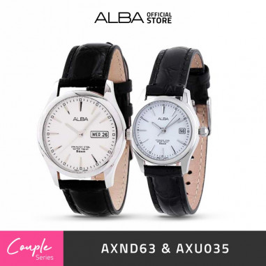 Alba Standard Quartz AXND63 & AXU035 Couple Watch