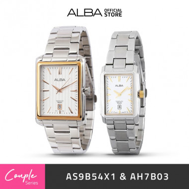 Alba PRESTIGE Quartz As9B54X1 & Ah7B03 Couple Watch