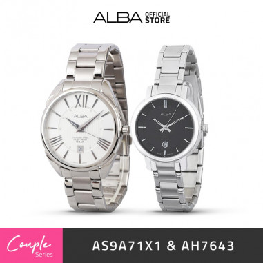 Alba PRESTIGE Quartz As9A71X1 & Ah7643 Couple Watch