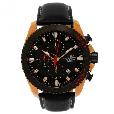 Alba ACTIVE Quartz Leather AM3642 Men Watch