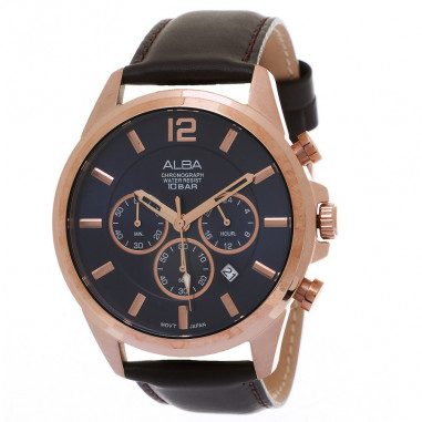 Alba ACTIVE Quartz Leather AT3G14 Men Watch