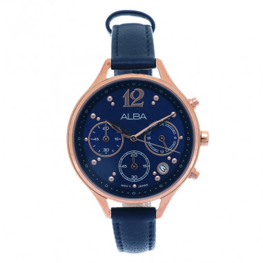 Alba FASHION Quartz Leather AT3F08 Ladies Watch