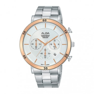 Alba Prestige Quartz Stainless Steel AT3F63 Men Watch