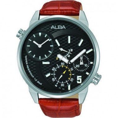 Alba Active Quartz Leather A2A007 A2A007X1 Men Watch