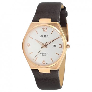 Alba Quartz Strap Leather AH7S28X1 AH7S28 Ladies Watch