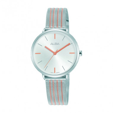 Alba Quartz Dual Tone Mesh AH8711X1 AH8711 Ladies Watch