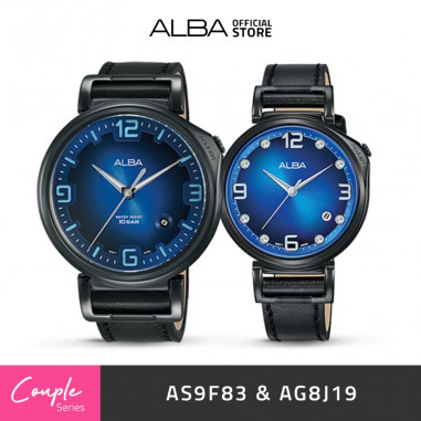 Alba SIGNA Quartz AS9F83 & AG8J19 Couple Watch