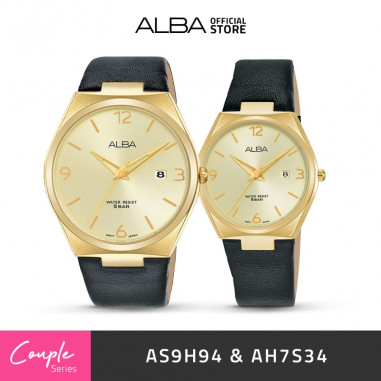 Alba PRESTIGE Quartz AS9H94 & AH7S34 Couple Watch