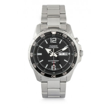 Casio General MTD-1079D-1A2VDF Marine Sports Men Black Dial Stainless Steel Strap