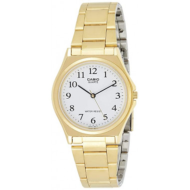 Casio MTP-1130N-7BRDF Enticer Men White Dial Gold