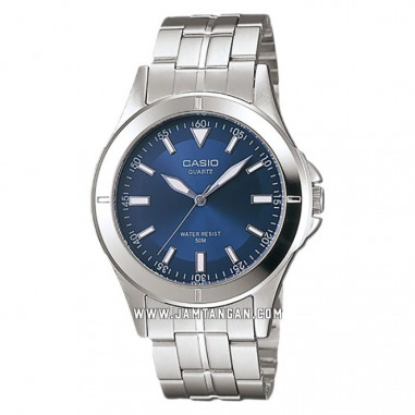 Casio MTP-1214A-2AVDF Enticer Men Blue Dial Stainless Steel Strap