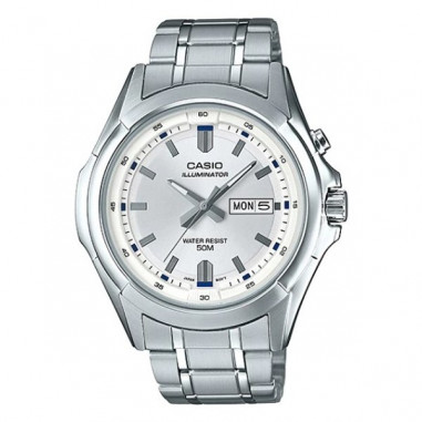 Casio Enticer MTP-E205D-7AVDF Men's Analog Silver Dial Watch
