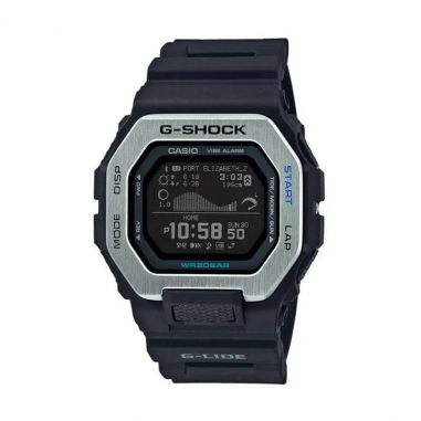 CASIO GSHOCK GBX-100-1DR Men Black Digital Dial Black Resin Strap