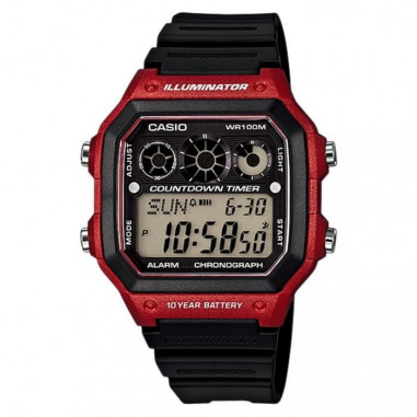 Casio AE-1300WH-4AVDF Water Resistant 100M Resin Band