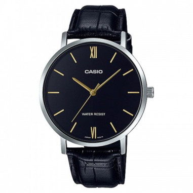 Casio MTP-VT01L-1BUDF Analog Men Black Dial