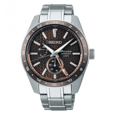 Seiko Presage Sharp Edged SPB225J1 SPB225 GMT Automatic