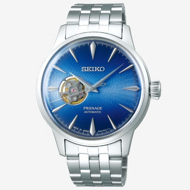 Seiko Presage SSA439J1 Cocktail Time 'Blue Acapulco' Open Heart SSA439