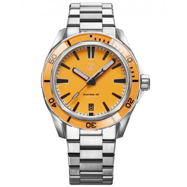 ZELOS SWORDFISH 40MM SS 'EMBER ORANGE'