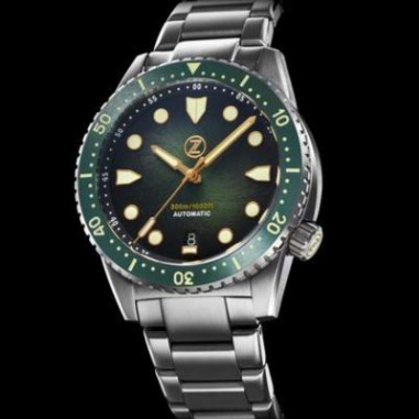 ZELOS MAKO V3 300M TI 'ANTIQUE GREEN' TITANIUM