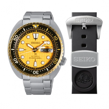 Seiko Prospex SRPH38K1 King Turtle Yellow Royal Oak