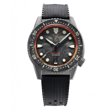 Zelos CERACOTE CARBON MAKO 40 MM DIVER 300M Limited Edition