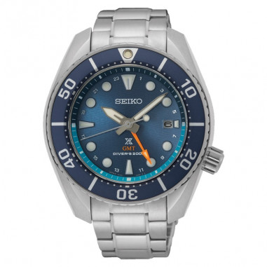 Seiko Prospex SFK001J1 Sea Sumo Solar GMT Blue SFK001