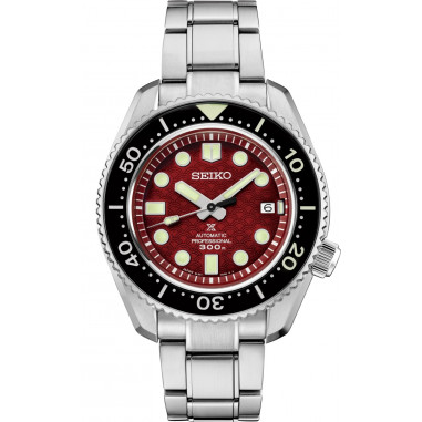 Seiko Prospex Marinemaster 300M Red Seigaha SLA059 USA