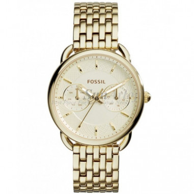 Fossil ES3714 Tailor Multifunction Gold Tone