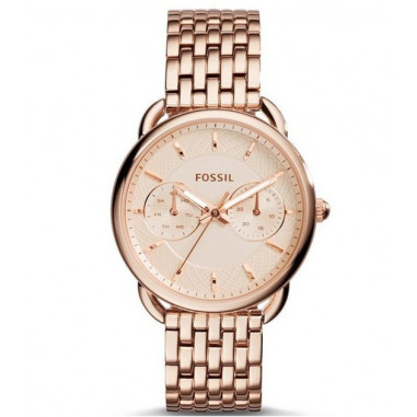Fossil ES3713 Tailor Multifunction Rose Tone
