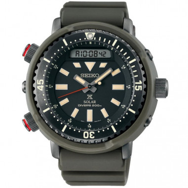 Seiko Prospex Street Series SNJ031P1 Solar Divers 200M Digital Analog