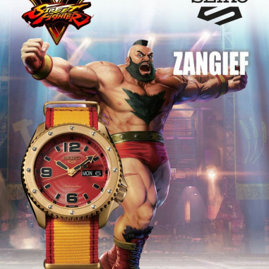 Seiko 5 Sports X Street Fighter SRPF24K1 ZANGIEF Jam Tangan Pria