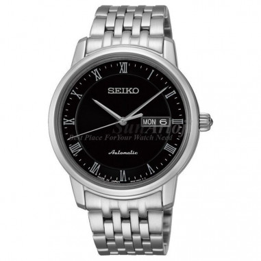 Seiko SRP693J1 / SRP693 Presage Automatic Silver Black