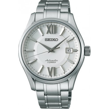 Seiko SARX001 Presage Full Silver Automatic