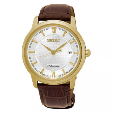 Seiko SRPA14J1 Presage Automatic Sapphire Brown Gold