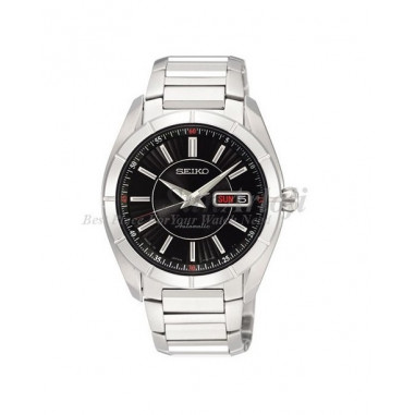 Seiko SRP175J Automatic Day and Date Black Dial Stainless Steel