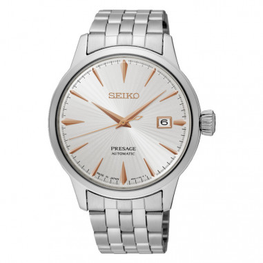 SEIKO PRESAGE Automatic White Sunburst SRPB47J1 / SRPB47