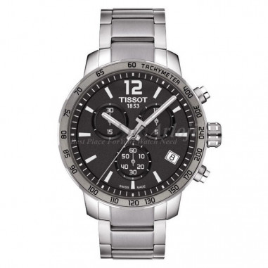 Tissot Quickster T095.417.11.067.00 Chronograph Gun Metal Dial