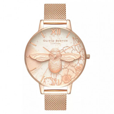 Olivia Burton OB16VM26 Abstract Florals Dual Tone Dial Rose Gold