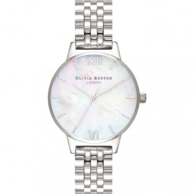 Olivia Burton OB16MOP02 Ladies White Mother of Pearl Dial