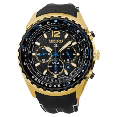 Seiko SSC264P1 Prospex Aviation Solar Black Gold