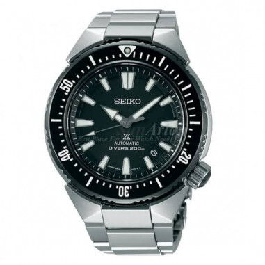 Seiko Diver SBDC039J1 Transocean Automatic Black Dial Stainless Steel