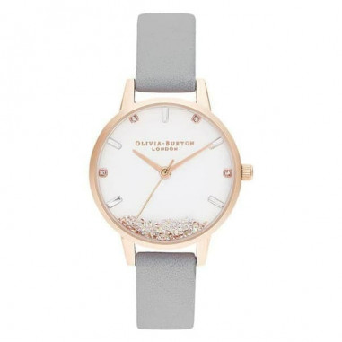 Olivia Burton Wishing Watch Grey & Rose Gold OB16SG08