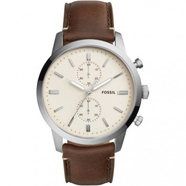 Fossil FS5350 Townsman Chronograph Men Cream Dial