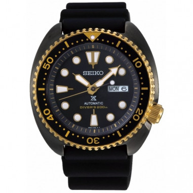 Seiko Prospex Turtle Abalon Night SRPD46K1 Black Gold SRPD46