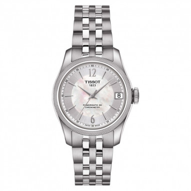 TISSOT Ballade Powermatic80 COSC T108.208.11.117.00 White Mother of Pearl Dial